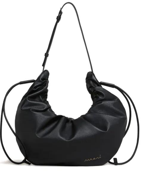 leather Scrunchie small shoulder bag by MARNI