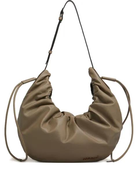 leather Scrunchie small shoulder bag by MARNI