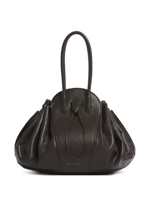 leather Tulipea large handbag by MARNI