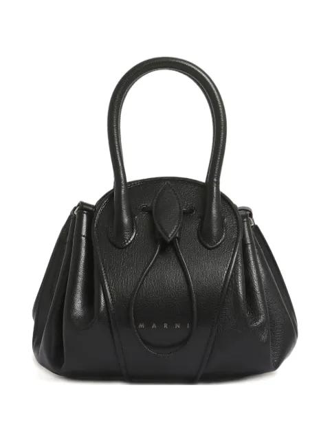 leather Tulipea small handbag by MARNI