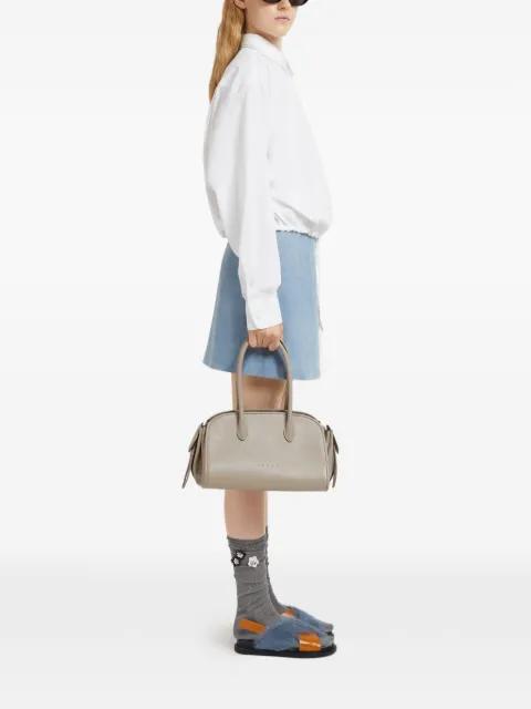 leather Tulipea small handbag by MARNI