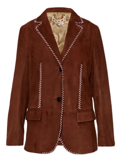 leather jacket by MARNI
