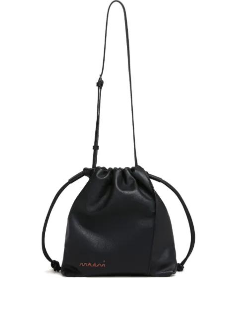 leather shoulder bag by MARNI