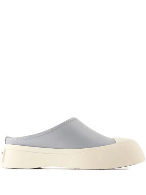 leather sneakers by MARNI