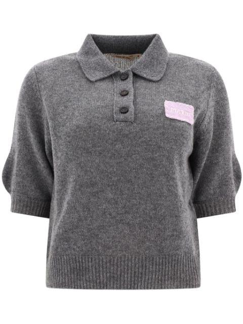 logo-appliqué cashmere sweater by MARNI