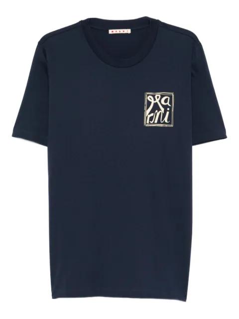 logo crew-neck T-shirt by MARNI