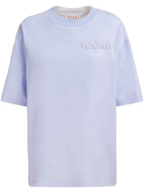 logo embossed t-shirt by MARNI