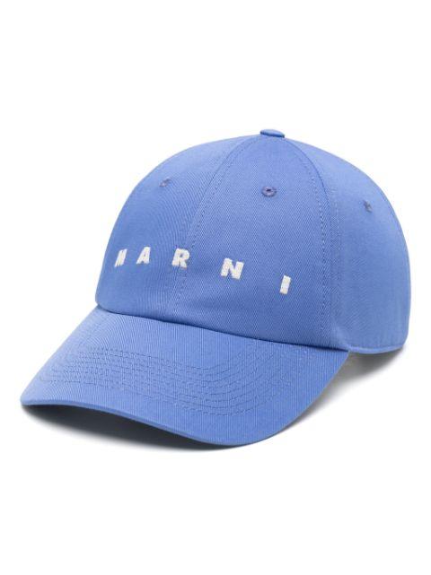 logo-embroidered baseball cap by MARNI