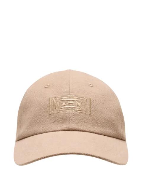 logo-embroidered baseball cap by MARNI