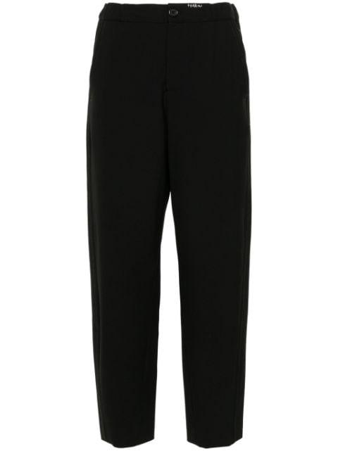 logo-embroidered trousers by MARNI