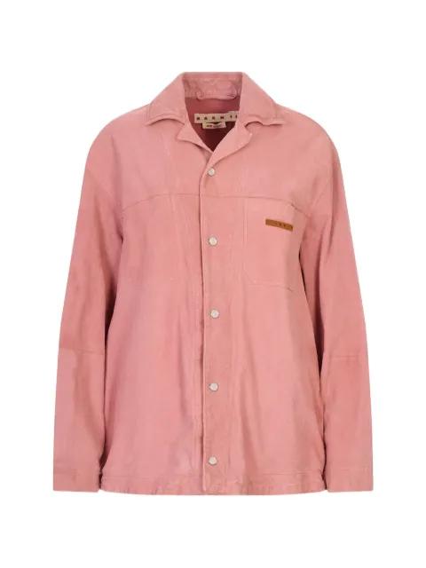 logo-patch shirt by MARNI