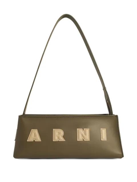 logo-plaque shoulder bag by MARNI