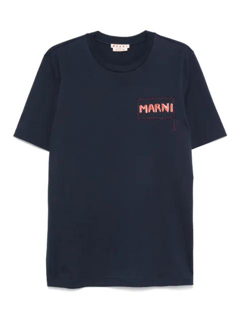 logo-print T-shirt by MARNI