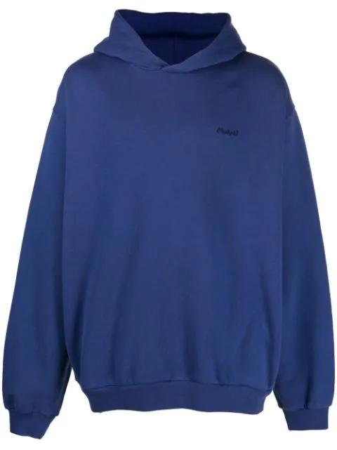 logo-print hoodie by MARNI