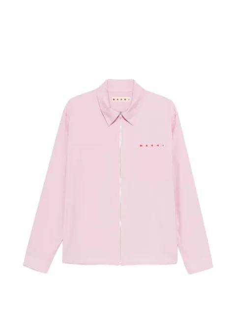 logo-print shirt by MARNI