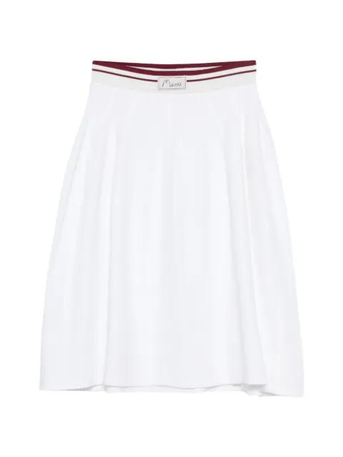 logo waistband skirt by MARNI