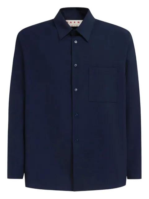 long-sleeve wool shirt by MARNI