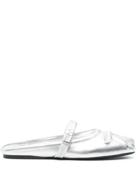 metallic-effect slippers by MARNI