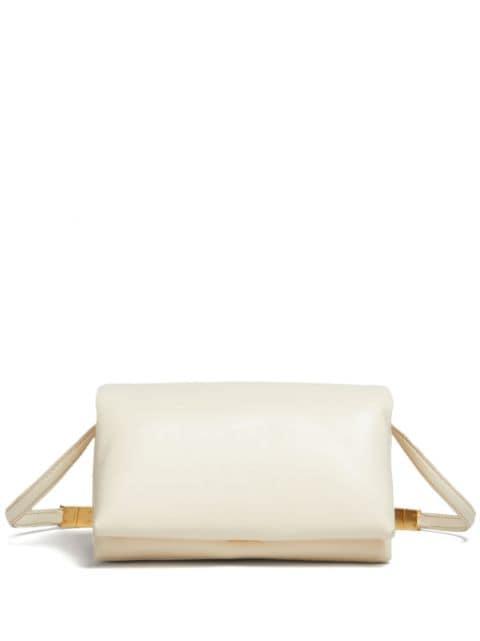 mini Prisma leather shoulder bag by MARNI