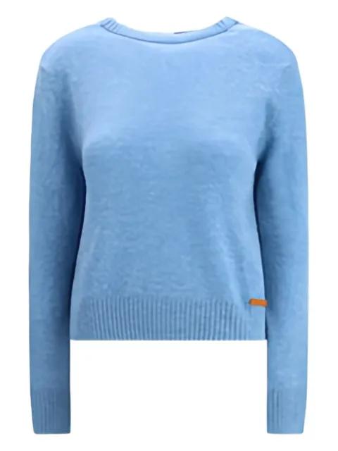 open-back crew-neck sweater by MARNI