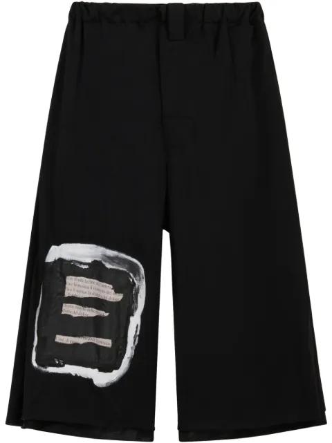 painted-detail shorts by MARNI