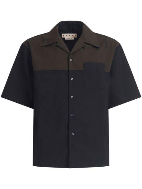 panelled shirt by MARNI