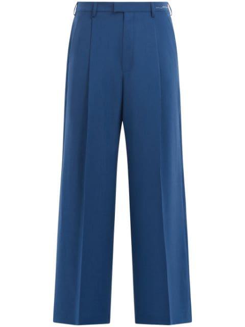 pleat-detail tailored trousers by MARNI