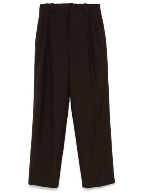 pleat-detail trousers by MARNI