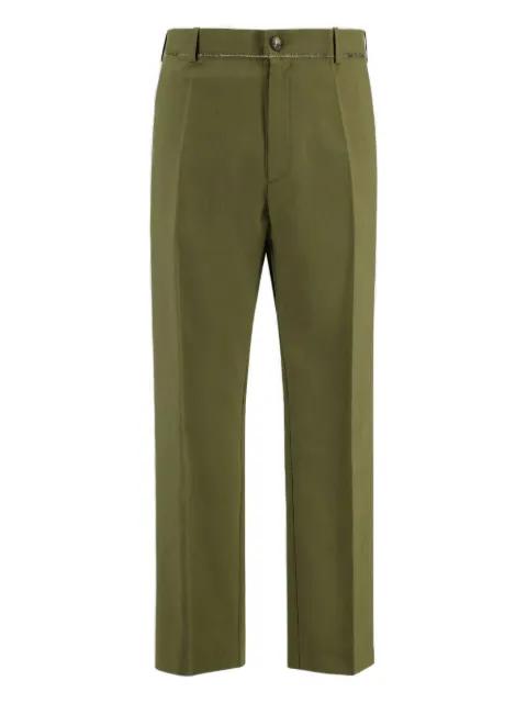 pleat-detail wool trousers by MARNI