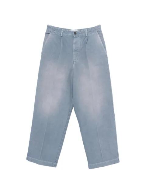 pleated button-fastening trousers by MARNI