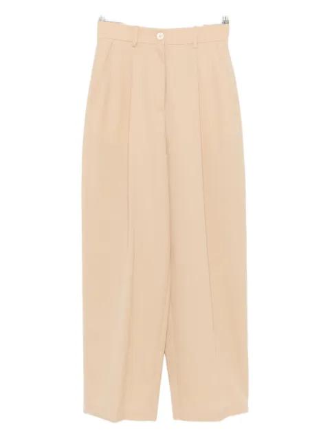 pleated pocket trousers by MARNI