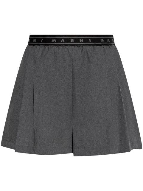 pleated shorts by MARNI
