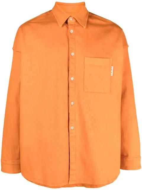 pocket cotton shirt by MARNI