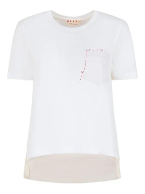 pocket logo T-shirt by MARNI