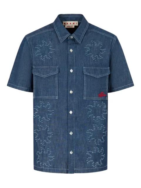 pockets sun-detail shirt by MARNI