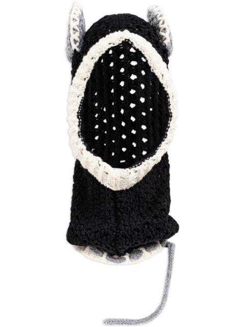 pop up-ears wool balaclava by MARNI