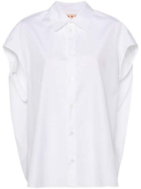 poplin sleeveless shirt by MARNI
