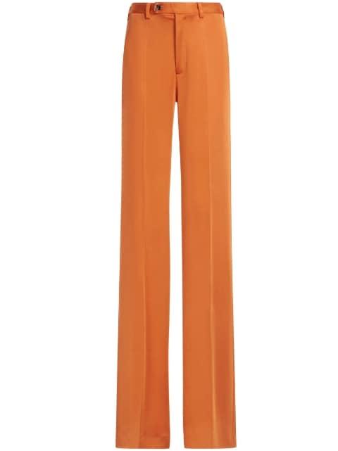 pressed-crease straight-leg trousers by MARNI