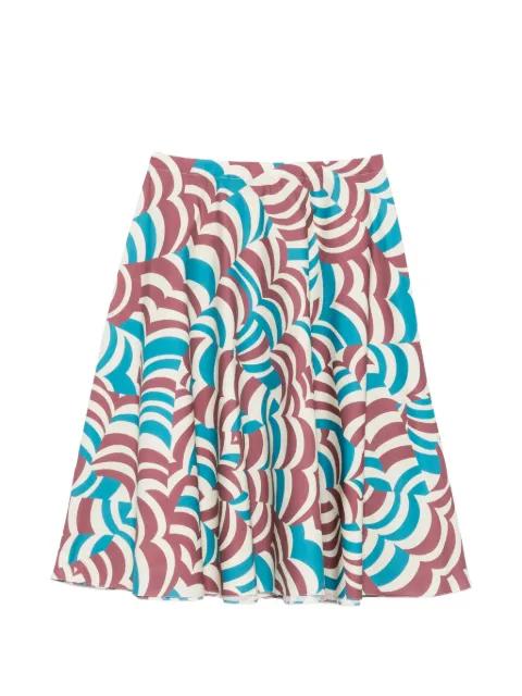 printed midi skirt by MARNI