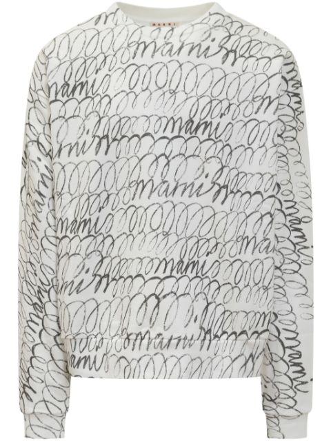 printed sweatshirt by MARNI