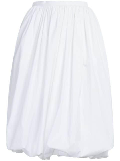 puffball-hem midi skirt by MARNI