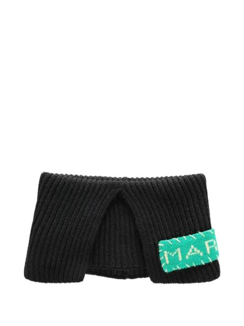 ribbed scarf by MARNI