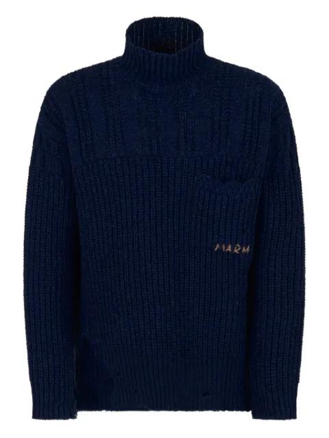 ribbed turtleneck sweater by MARNI