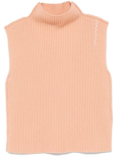 ribbed wool vest by MARNI