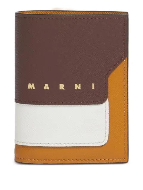 saffiano leather bi-fold wallet by MARNI