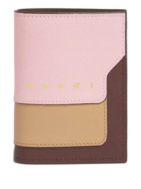 saffiano leather bifold wallet by MARNI