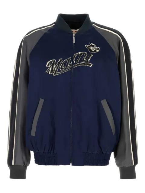 satin bomber jacket by MARNI