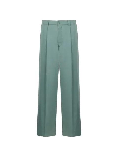 satin wide-leg trousers by MARNI