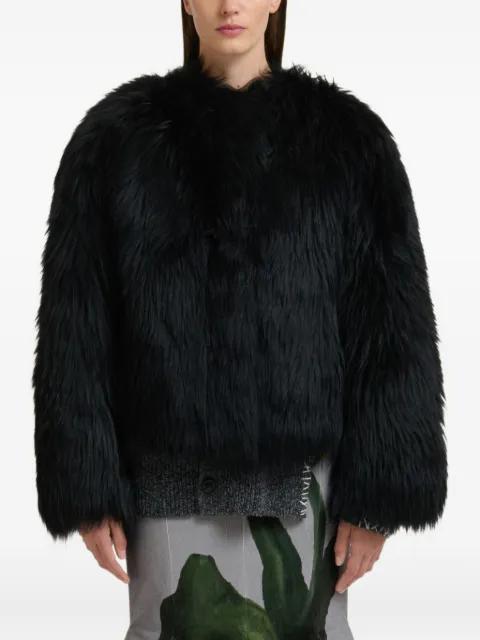 shearling fluffy jacket by MARNI