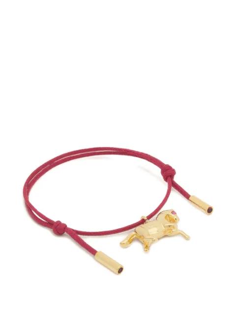 shoelace bracelet with horse charm by MARNI